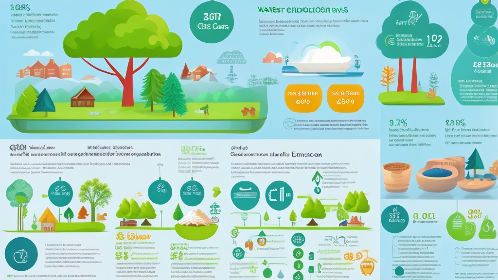 Környezeti hatás infografika CO2 kibocsátás csökkentéssel és víz megtakarítással A+++ vs A+ mosogatógépek esetén